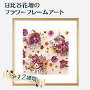【ふるさと納税】フラワーフレームアート 日比谷花壇 花ポスター フレーム 正方形 ボタニカルアート アートフレーム アルミフレーム ソフケンフレーム 額縁 アー...