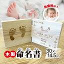 【ふるさと納税】木製 出産祝い記念品 命名書 【 ふるさと納税 人気 おすすめ ランキング 木製 雑貨 お祝い 妊婦 出産 記念品 贈答品 プレゼント 千葉県 富里市 送料無料 】TMO005