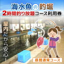 【ふるさと納税】屋内型 海水魚の釣堀2時間釣り放題コース利用券(昼間通常コース)/ ふるさと納税 利用券 チケット 釣り フィッシング 釣り堀 釣堀 海水魚 屋...