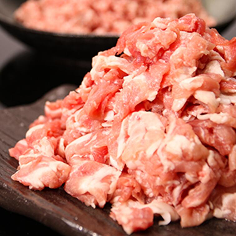 豚肉 小分け 里見和豚良い肉 真空パック 4kg(4,129g) 高級 ブランド豚 切り落とし 冷凍 甘みの強い脂です