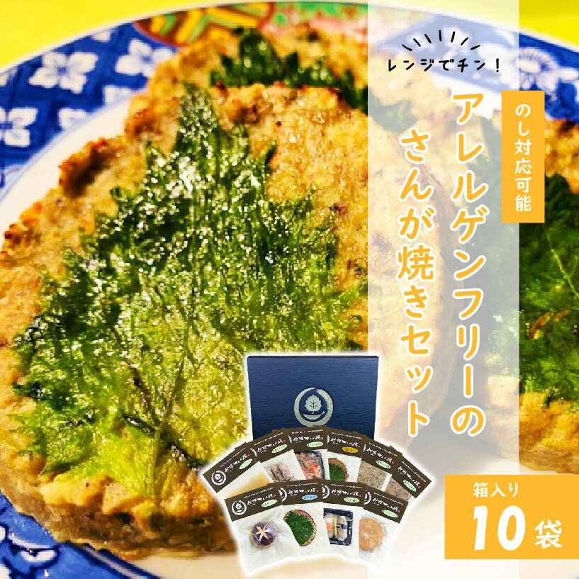 【ふるさと納税】のし対応可能 レンジでチン！アレルゲンフリーのさんが焼きセット mi0041-0005 千葉県 南房総市 郷土料理 安全安心 鯵 鰯 お惣菜 レンチン お弁当 行楽 酒の肴 あじ 送料無料