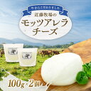  近藤牧場のモッツアレラチーズ 100g×2個 mi0003-0003 千葉県 南房総市 新鮮 牛乳 ミルキー さわやか フレッシュチーズ 手作り 食感 モッツァレラ チーズ おつまみ トッピング 乳製品 送料無料