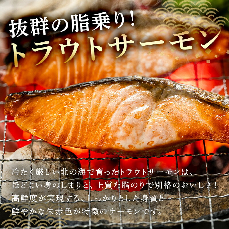 【ふるさと納税】【内容量が選べる】トラウトサーモン（加熱用）カット済半身 mi0012-0074~mi0012-0078 千葉県 南房総市 脂乗り抜群 焼き魚 養殖 ニジマス グリル バター焼き ムニエル フライ BBQ サケ お取り寄せ グルメ 送料無料
