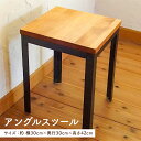【ふるさと納税】 アングルスツール(アイアン家具イス) 千葉県 南房総市 椅子 手作り 職人 工房 アイアン 家具 インテリア シンプル 送料無料(3)