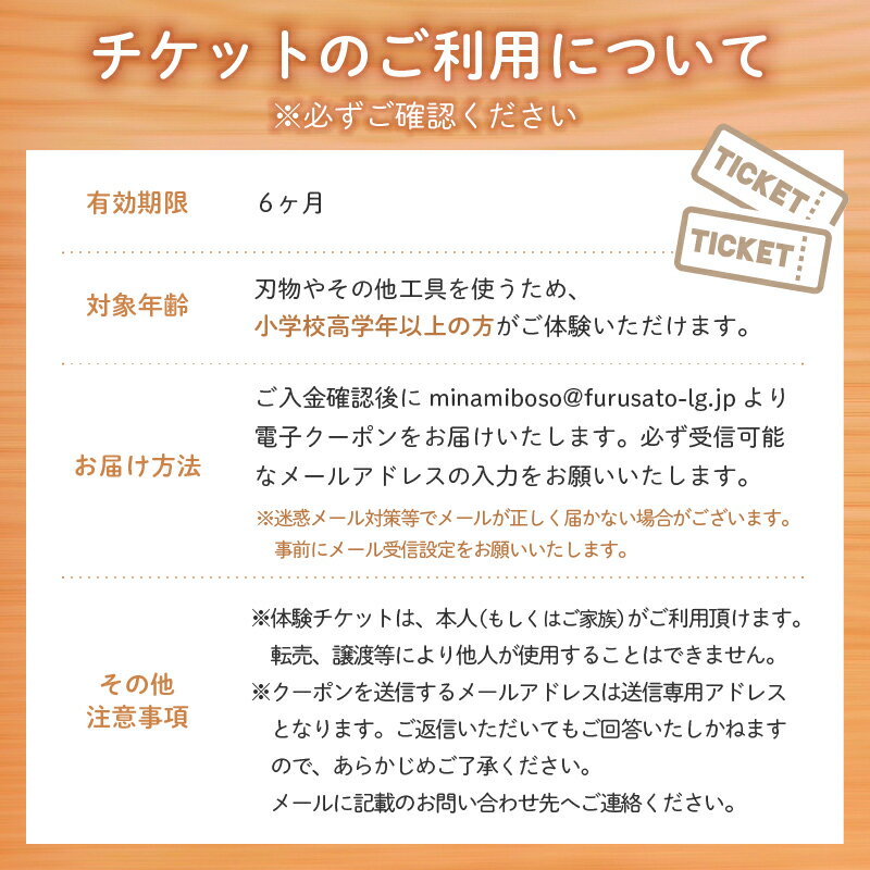 【ふるさと納税】 ＜木工体験＞鉋を使った本格お箸づくり mi0025-0012 千葉県 南房総市 チケット クーポン 体験 体験チケット マンツーマン 箸づくり 伝統的 本格的 子供 女性 初心者 体験コース 旅行 オリジナル オンリーワン 送料無料