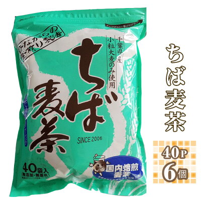 楽天ふるさと納税　【ふるさと納税】No.250 ちば麦茶40ティーパック入り6個 ／ 大麦 焙煎 お茶 送料無料 千葉県