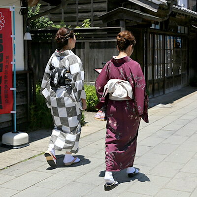 江戸の町並み残る佐原を着物で町歩き 着物レンタル券(1名様)