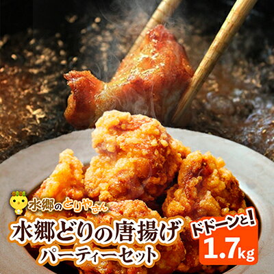 水郷どりの唐揚げパーティーセット(ドドーンと1.7kg)/鶏肉専門店「水郷のとりやさん」