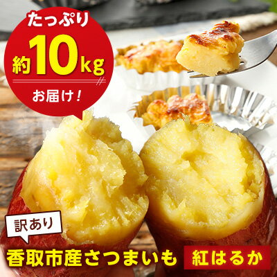 11位! 口コミ数「0件」評価「0」【 訳あり 】 香取市産 さつまいも 紅はるか 約 10kg ×1 _ サツマイモ さつま芋 芋 甘い 人気 焼き芋 べにはるか 【配送不可･･･ 