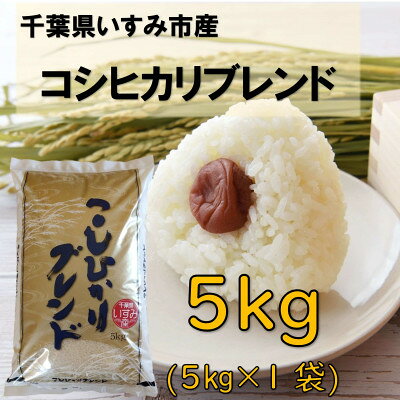 【千葉県いすみ市産】コシヒカリブレンド 精米5kg(5kg×1袋)【1783791】