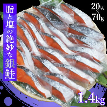 【ふるさと納税】 鮭 切り身 冷凍 1kg超 1.4kg 真空パック 個包装 送料無料 さけ サケ