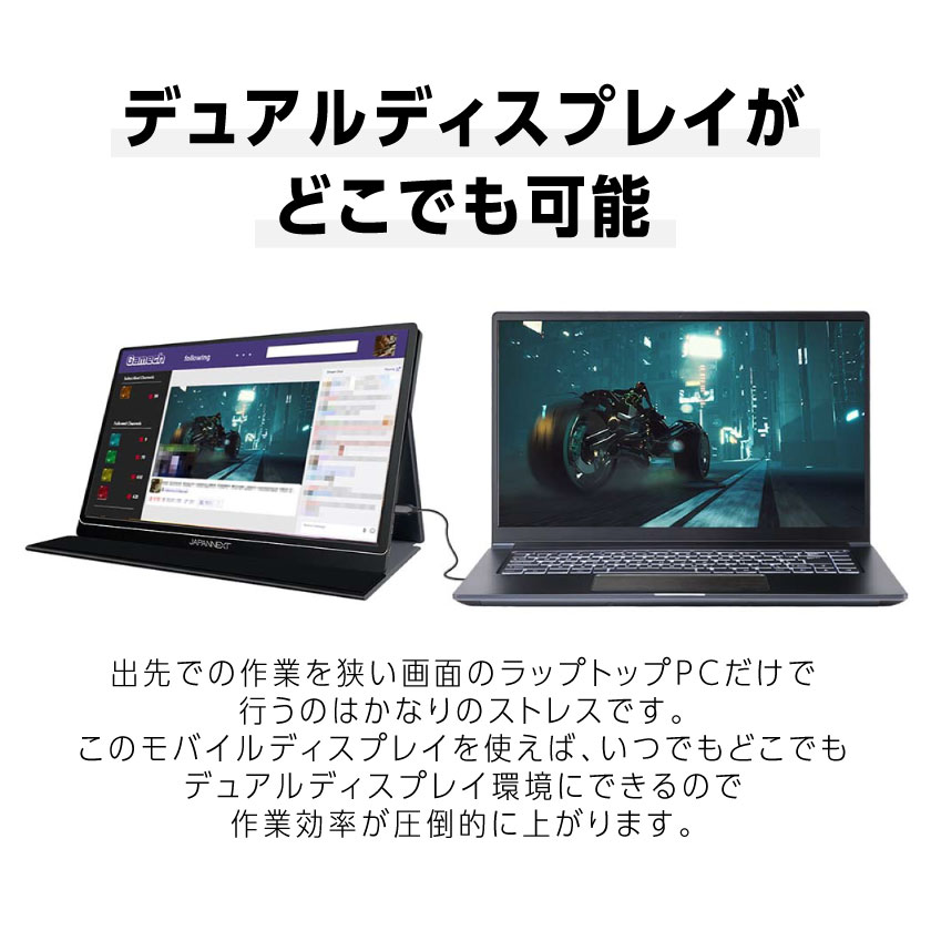 【ふるさと納税】液晶モニター(モバイルモニター) 15.6型ワイド　4K タッチパネル対応　リファビッシュ品_ 液晶モニター モニター モバイルモニター 液晶 4K解像度対応 4K タッチパネル 15.6型 ワイド 家電 テレワーク 持ち運び可能 千葉県 いすみ市 送料無料 【1466952】
