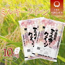 【ふるさと納税】令和5年産 千葉県産「ミルキークイーン」10kg（5kg×2袋） お米 10kg 千葉県産 大網白里市 ミルキークイーン 米 精米 こめ 送料無料 A007