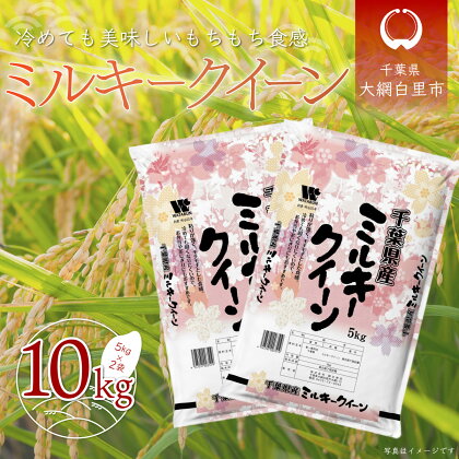 令和5年産 千葉県産「ミルキークイーン」10kg（5kg×2袋） お米 10kg 千葉県産 大網白里市 ミルキークイーン 米 精米 こめ 送料無料 A007