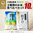 人気ランキング第30位「千葉県大網白里市」口コミ数「0件」評価「0」大網白里産 2種類のお米食べ比べセット10kg　ゆうだい21(5kg) ・粒すけ(5kg) ふるさと納税 米 10kg 千葉県産 大網白里市 食べ比べ 米 こめ 送料無料 Q003