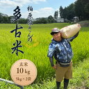 【ふるさと納税】多古米セレクション 柏原徹さんの多古米コシヒカリ 玄米10kg 令和7年産【配送不可地域:離島】【1655250】
