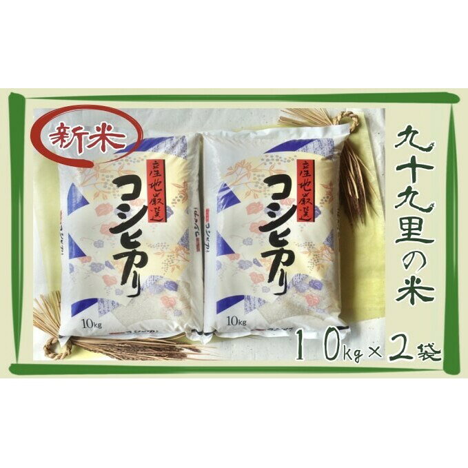 【R3年産】コシヒカリ20kg お米 お届け：2021年10月中旬～2022年2月下旬