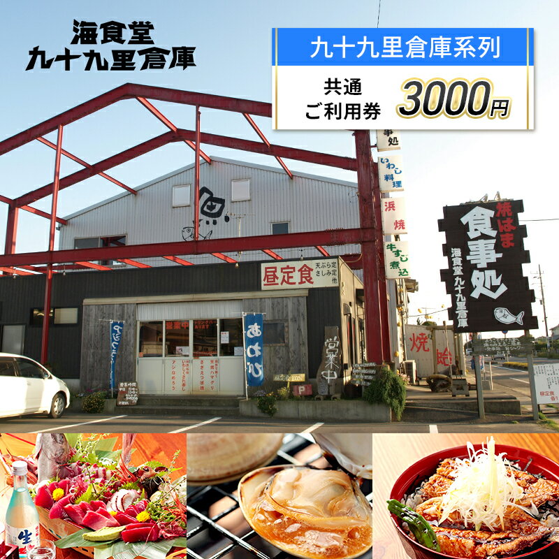 3,000円 ご利用券 チケット 利用券 お食事 宿泊 観光 九十九里倉庫 バーベキューガーデン 中華喜らく 民宿喜らく 九十九里 千葉県