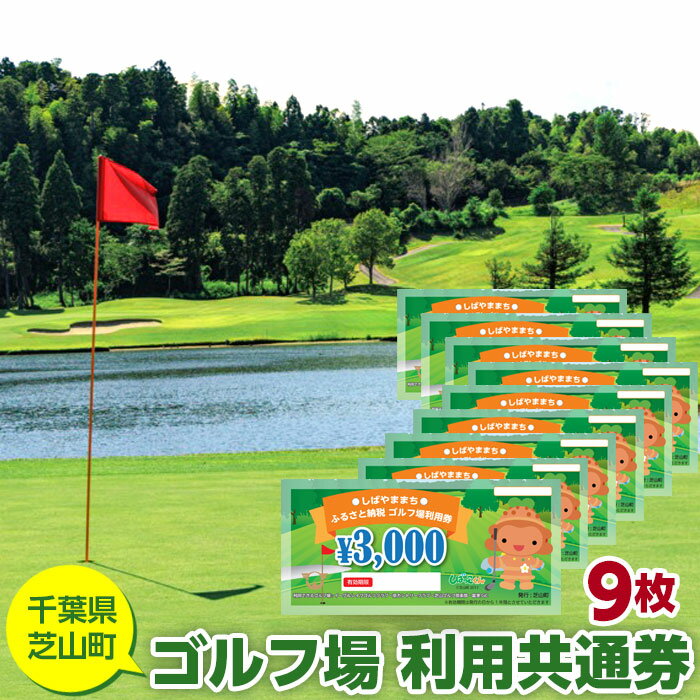 No.009 芝山町ゴルフ場利用券　9枚 ／ golf 芝山ゴルフ倶楽部 京カントリークラブ イーグルレイクゴルフクラブ 共通チケット アウトドア 施設利用券 送料無料 千葉県