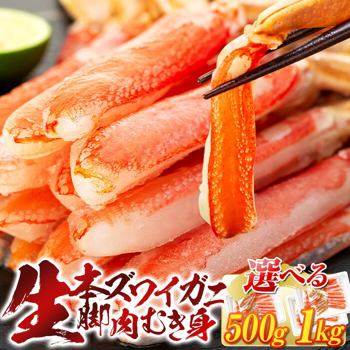カニしゃぶ 生本ズワイガニ脚肉むき身 500g〜1kg かにしゃぶ ポーション むき身 ずわい蟹肉 鍋 生ズワイガニ しゃぶしゃぶ カニ鍋 ずわいがに ズワイガニ ズワイ ずわい カニ かに 蟹 ふるさと 納税 千葉県 長生村