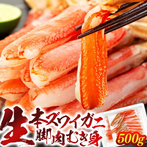 【ふるさと納税】 カニしゃぶ 生本ズワイガニ脚肉むき身 500g かにしゃぶ ポーション むき身 ずわい蟹肉 鍋 生ズワイガニ しゃぶしゃぶ カニ鍋 ずわいがに ズワイガニ ズワイ ずわい カニ かに 蟹 ふるさと 納税 千葉県 長生村