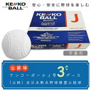 ボール 【ふるさと納税】野球ボール　送料無料　（公財）全日本軟式野球連盟公認球　ケンコーボールJ号（3ダース）N05502