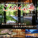 【ふるさと納税】滝見苑けんこう村ごりやくの湯 「入浴券」10枚 千葉県 大多喜町 送料無料 W05010
