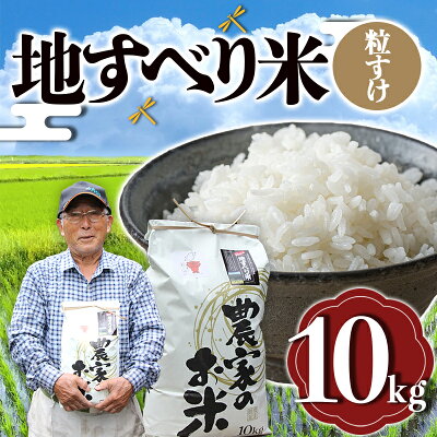 楽天ふるさと納税　【ふるさと納税】令和5年度産 地すべり米（粒すけ）10kg 千葉県 鋸南町 ブランド米 F22X-126