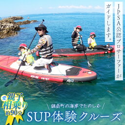 【ふるさと納税】SUP体験クルーズ 親子相（愛）乗り（約90分） F22X-087