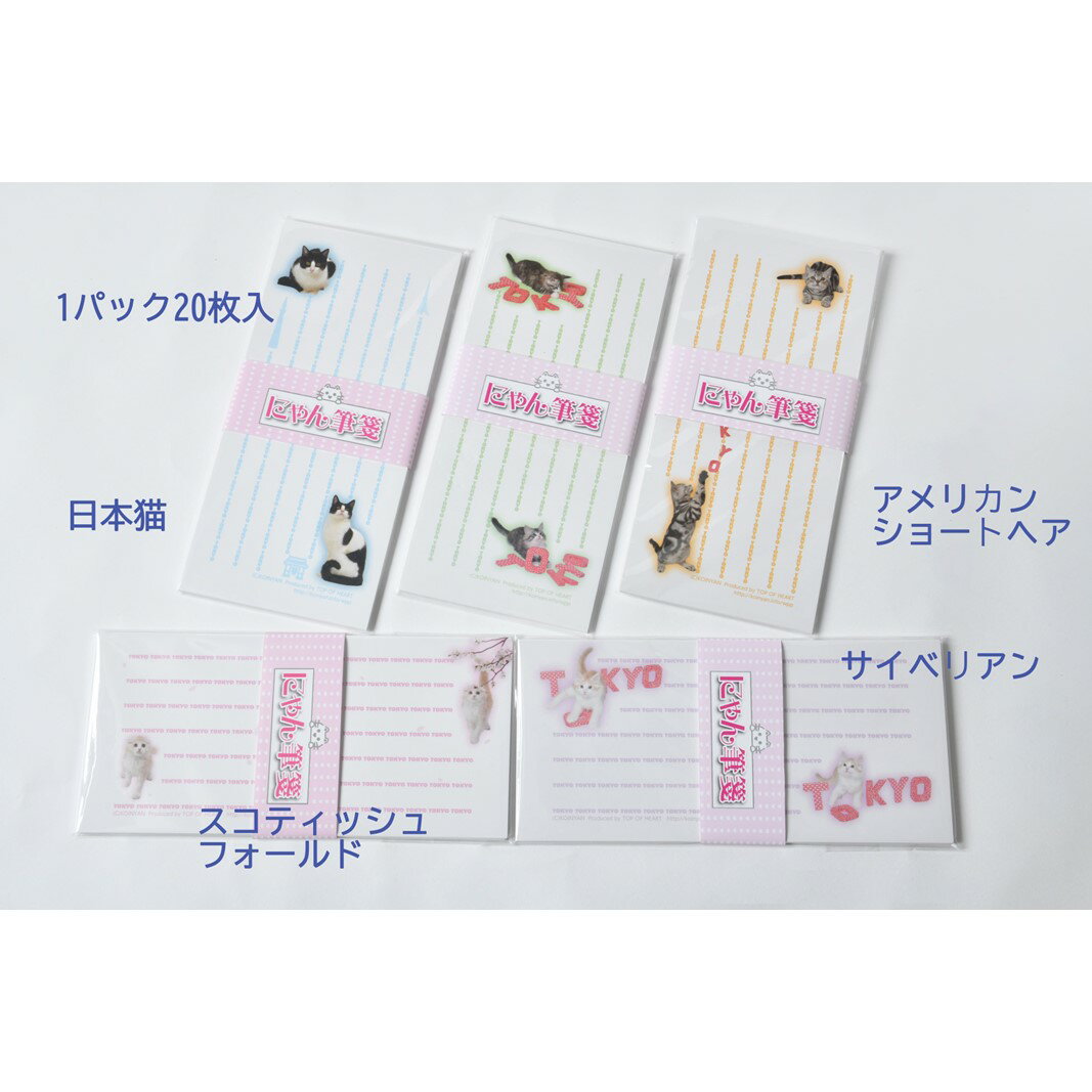 【ふるさと納税】猫写真の一筆箋「にゃん筆箋」東京キャット5種セット 一筆箋 文房具 筆箋 写真 猫 ねこ ネコ 肉球 にゃんこ 動物 アニマル 可愛い かわいい...