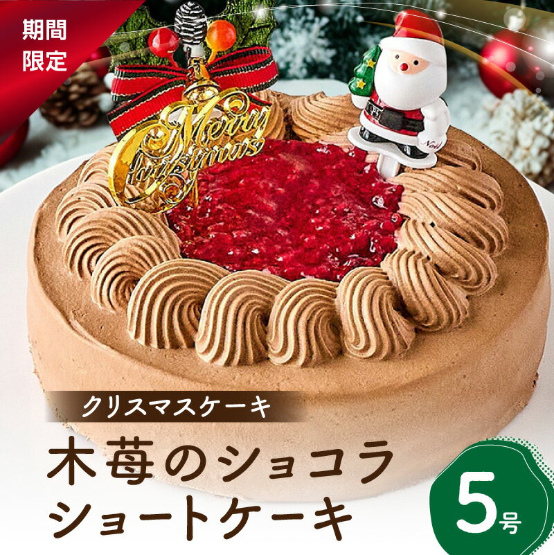 クリスマスケーキ 木苺のショコラショートケーキ 5号 新宿区 チョコ フランボワーズ ショコラ ケーキ クリスマス ムース ご褒美 贅沢 東京 木苺 0105-013-S07