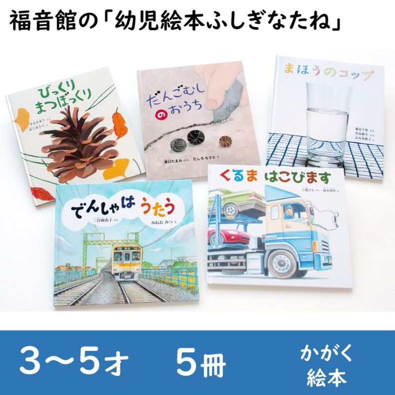 【ふるさと納税】福音館の「幼児絵本ふしぎなたね」5冊セット　（3～5才）　絵本 えほん 幼児 子供 こども 読み聞かせ 子育て 教育 3才 4才 5才 本 セット ギフト 贈答品 文京区 東京都のサムネイル