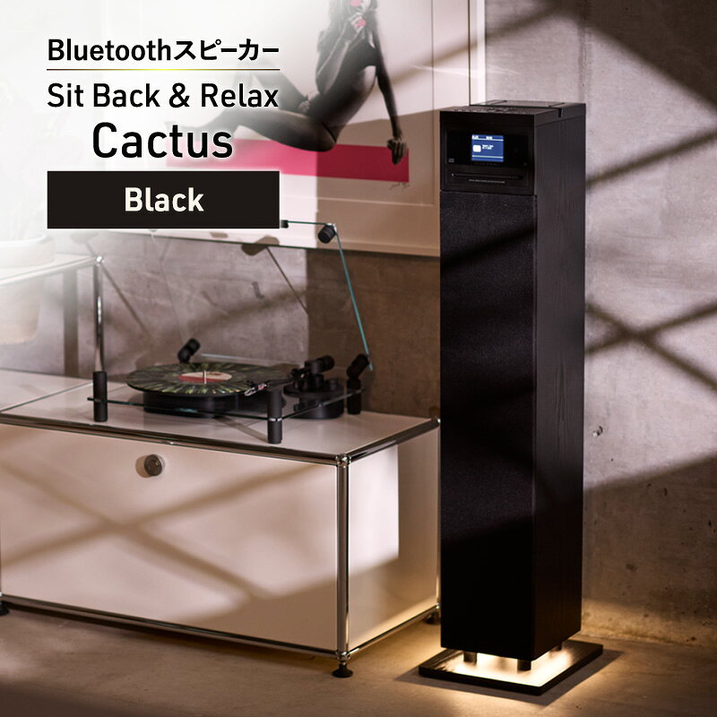 Sit Back & Relax Cactus Black ワイヤレスポータブルスピーカー ワイヤレス スピーカー オーディオ Bluetooth 東京都 文京区 お届け:1〜1カ月半程度で発送