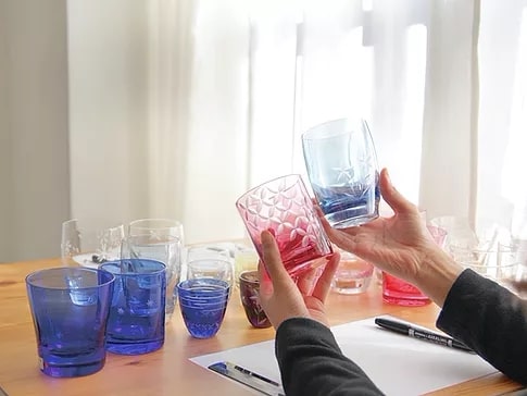 【ふるさと納税】【創吉 切子体験教室】切子体験チケット 2枚（透明グラス付き）切子 切子ガラス ガラス工芸 体験 製作体験 グラス作り ものづくり 制作 伝統工芸 ハンドメイド 手作り 工作 ガラス 夏休み 東京 関東 浅草 2