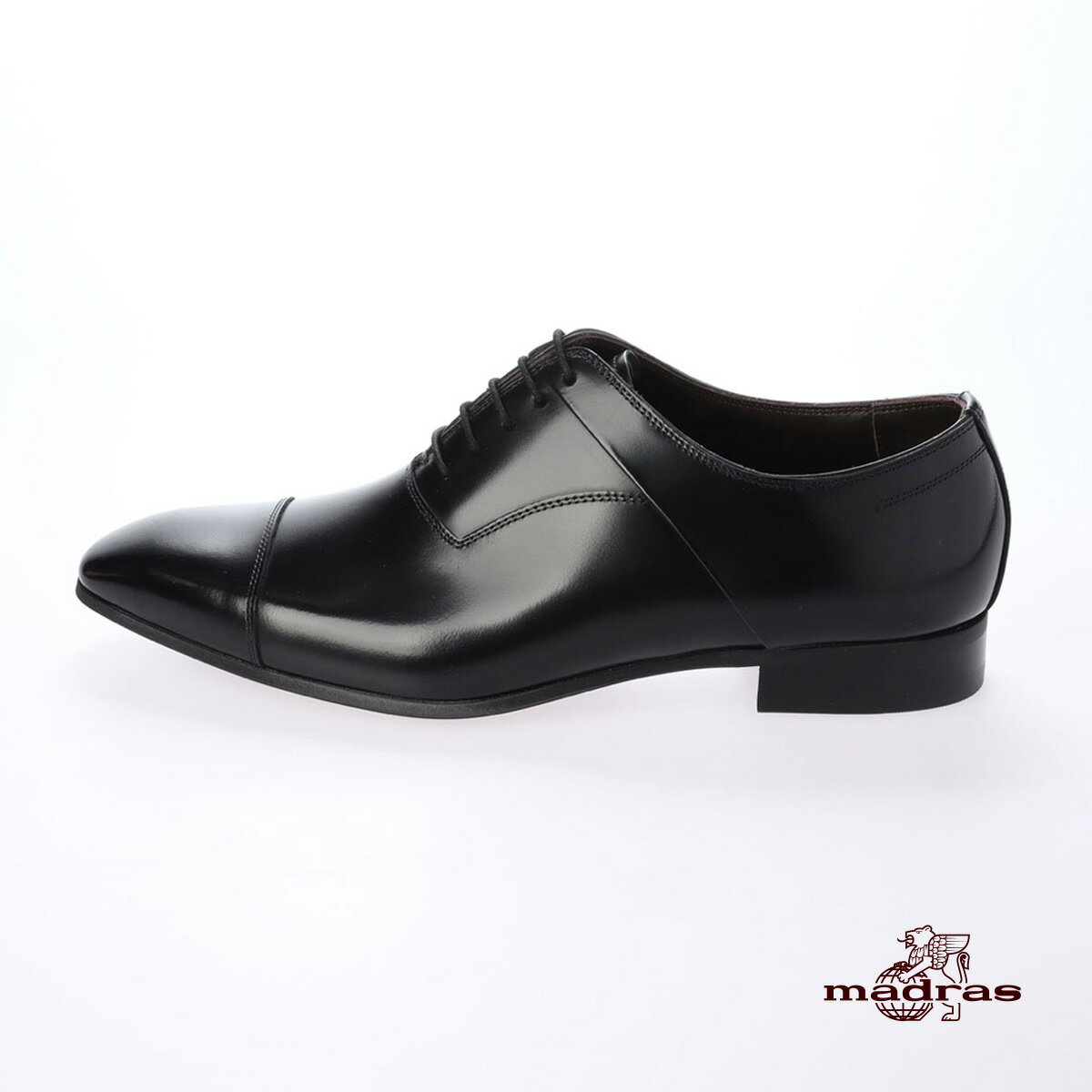 【ふるさと納税】madras(マドラス）紳士靴 M451 ビジネスシューズ ストレートチップ 選べる 2色 黒 ライトブラウン 牛革 本革 日本製 レザー 軽量 疲れない メンズ 通勤 冠婚葬祭 ギフト