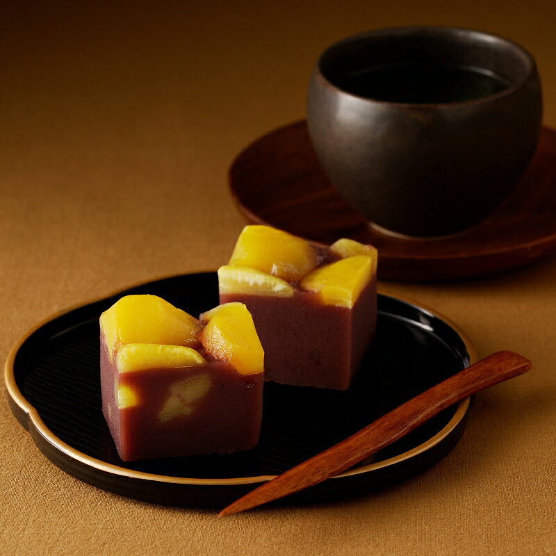 [龍昇亭西むら]栗蒸し羊羹(2棹入り) 和菓子 ようかん スイーツ 栗羊羹 小豆 栗 スイーツ お取り寄せ グルメ