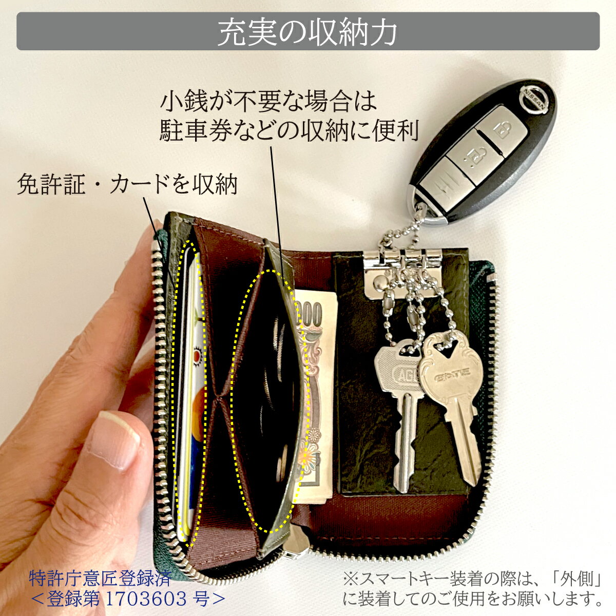 【ふるさと納税】必要なモノが1つにまとまるミニ財布【ONTHIS_mini（オンディス_ミニ）】 財布 小銭入れ カード コンパクト 薄型 ポケット 本革 レザー ギフト プレゼント 贈答 母の日 父の日