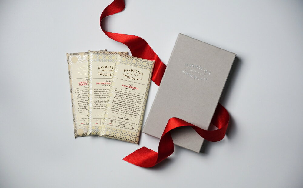 【ふるさと納税】【ダンデライオン・チョコレート】チョコレート・コレクション（3枚）チョコ 板チョコ ハイカカオ カカオ スイーツ 贈り物 ギフト