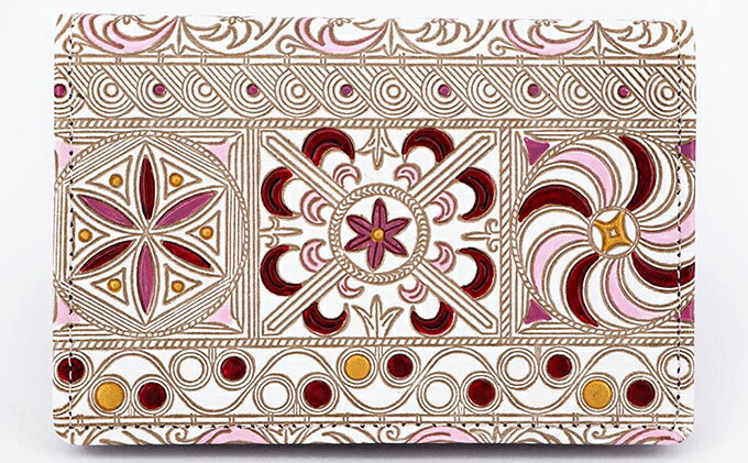 【ふるさと納税】パスケース 錦紗 ピンク 文庫屋大関 名刺入れ カードホルダー 名刺ケース 名刺ホルダー カード入れ 定期入れ 定期ケース 雑貨 生活雑貨 小物 革小物 革製品 本革 日用品 民芸品 工芸品 東京 東京都 墨田区　お届け：発送可能時期より順次配送