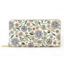 【ふるさと納税】【文庫屋大関】 大容量 ぐるっとファスナーの長財布 ダリア<コバルトブルー>【皮革工芸品】 ファッション小物 民芸品 お届け:発送可能時期より...