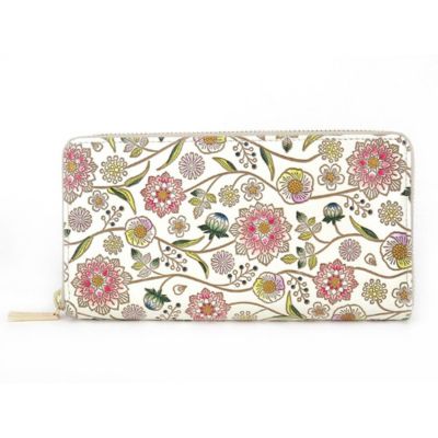 【ふるさと納税】【文庫屋大関】 大容量 ぐるっとファスナーの長財布 ダリア<ベリーピンク>【皮革工芸品】 ファッション小物 民芸品 お届け:発送可能時期より順...