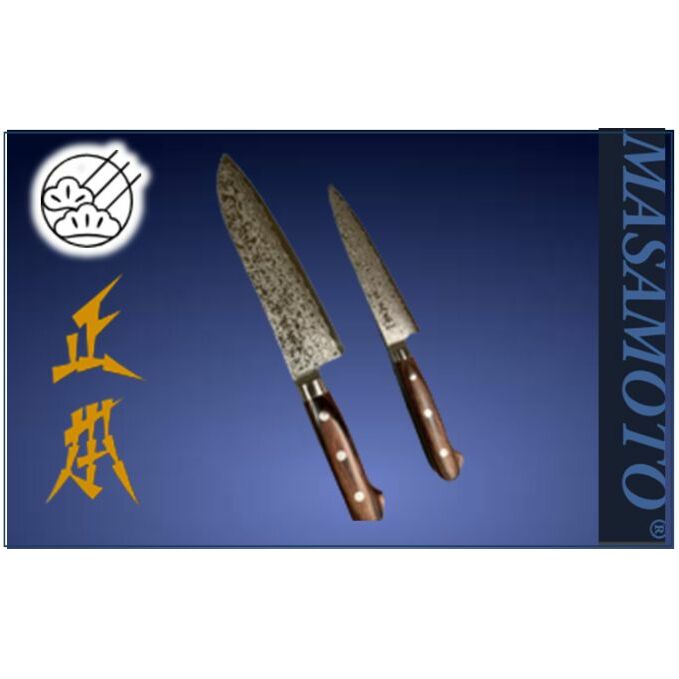 [正本総本店:包丁]ZA積層鋼 文化庖刀+ペティナイフセット [キッチン用品・包丁]