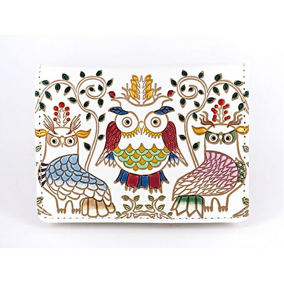 【ふるさと納税】【文庫屋大関】箱まち小銭入れ ふくろう【皮革工芸品】 ファッション小物 財布 民芸品 お届け:発送可能時期より順次配送