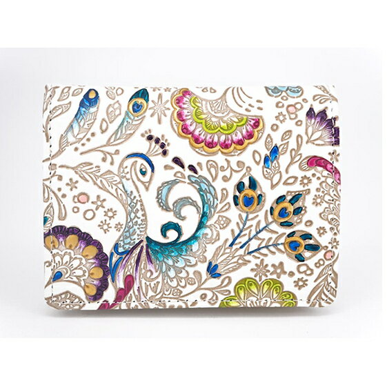 【ふるさと納税】【文庫屋大関】箱まち小銭入れ 孔雀【皮革工芸品】 ファッション小物 財布 民芸品 お届け:発送可能時期より順次配送