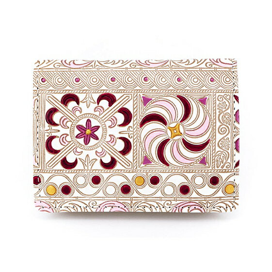 【ふるさと納税】【文庫屋大関】箱まち小銭入れ 錦紗<ピンク>【皮革工芸品】 ファッション小物 財布 民芸品 お届け:発送可能時期より順次配送