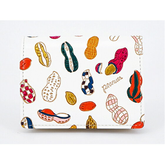 【ふるさと納税】【文庫屋大関】箱まち小銭入れ ピーナッツ【皮革工芸品】 ファッション小物 財布 民芸品 お届け:発送可能時期より順次配送