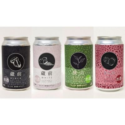 【ふるさと納税】サステナブルクラフトビール詰合せ4本　【 お酒 アルコール 飲み比べ 家飲み 晩酌 宅飲み コーヒースタウト ヴァイツェン セッションIPA フルーツエール 】のサムネイル