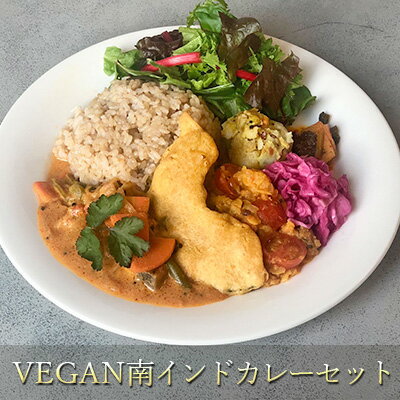 [冷凍]VEGAN南インドカレーセット [ カレー 本格的 南インド 総菜 レトルト 冷凍 ヴィーガン ベジタリアン 植物性素材だけ インドカレー 辛味は控え目 ]