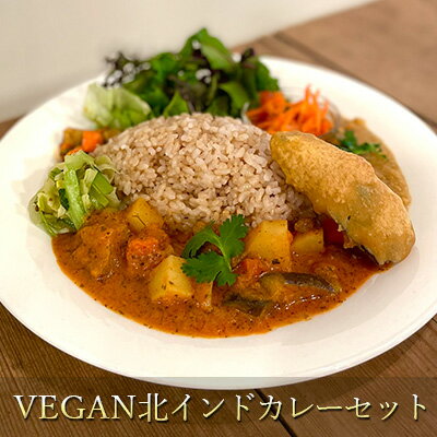 [冷凍]VEGAN北インドカレーセット [ カレー 本格的 インド 総菜 レトルト 冷凍 ヴィーガン ベジタリアン 植物性素材だけ インドカレー 辛味は控え目 ]