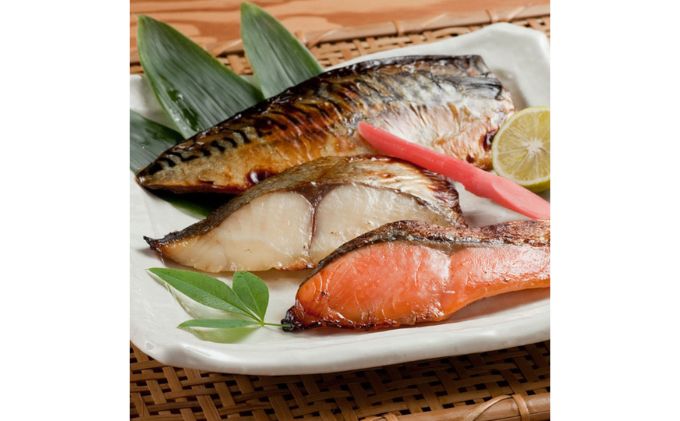 【ふるさと納税】江戸甘味噌仕立て 浜町漬 6点セット RH50F 魚介類 漬魚 味噌漬 魚 真空パック 焼くだけ おかず お弁当 銀鮭 さば 銀だら 魚貝類 味噌漬け